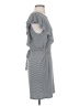 Como Vintage Solid Gray Casual Dress Size S - photo 4