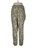 Old Navy Print Green Linen Pants Size L - photo 2