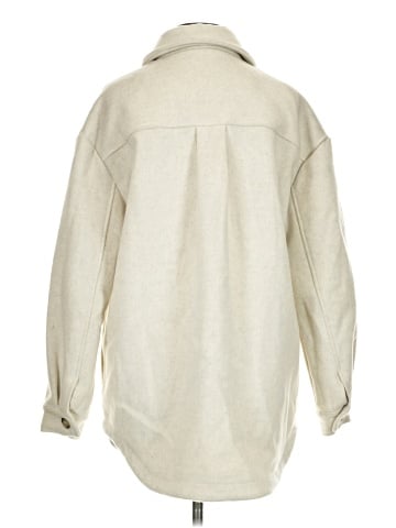Line & Dot Wool Coat (view 2)