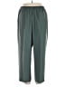 R&M Richards 100% Polyester Solid Green Casual Pants Size 20 - photo 2