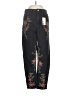 Topshop Floral Black Casual Pants Size 26 waist - photo 1
