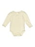 Cherokee Solid Ivory Long Sleeve Onesie 12-18 MO / 18 MO - photo 1