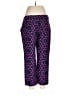 J.Crew Collection Graphic Purple Active Pants Size 8 - photo 2