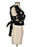 Xhilaration 100% Polyester Black Short Sleeve Blouse Size S - photo 4