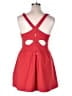 Fabletics Solid Red Cocktail Dress Size XXL - photo 2