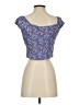 Japna 100% Rayon Blue Short Sleeve Top Size S - photo 2