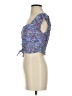 Japna 100% Rayon Blue Short Sleeve Top Size S - photo 5