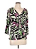 Lynn Ritchie Green 3/4 Sleeve Blouse Size L - photo 1
