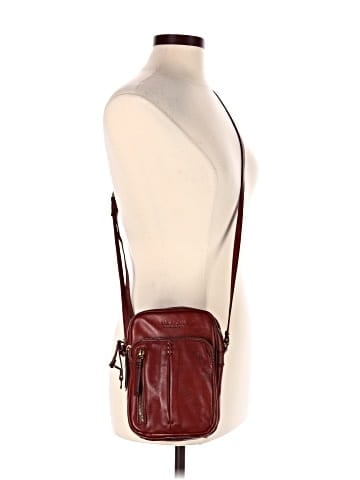 American Leather Co Leather Crossbody Bag (view 2)