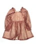 Crewcuts 100% Polyester Plaid Brown Dress Size 10 - photo 1