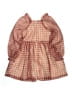 Crewcuts 100% Polyester Plaid Brown Dress Size 10 - photo 2