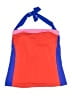 Boden Color Block Red Swimsuit Top Size 18 - photo 1