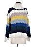 Eleven Six Color Block Blue Wool Pullover Sweater Size XS - Sm - photo 1
