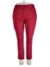 Liz Claiborne 100% Cotton Solid Red Active Pants Size 18 - photo 1