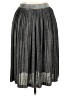 Context Metallic Silver Casual Skirt Size 1X - photo 2
