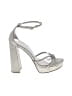 Pelle Moda Silver Sandals Size 7 1/2 - photo 1