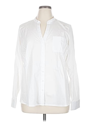 Calvin Klein Long Sleeve Button-Down Shirt (view 1)