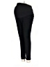 Isabel Maternity Solid Black Active Pants Size Med Maternity - photo 1