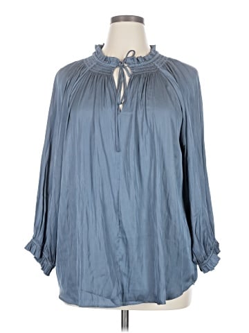 Carmen Carmen Marc Valvo Long Sleeve Polo (view 1)