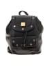 MCM 100% Leather Black Vintage Leather Backpack One size - photo 1
