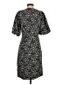 Halogen 100% Polyester Animal Print Black Casual Dress Size S - photo 2