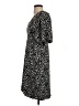 Halogen 100% Polyester Animal Print Black Casual Dress Size S - photo 5