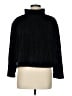 Planet Gold 100% Polyester Black Turtleneck Sweater Size M - photo 1