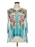 Cubism Teal 3/4 Sleeve Blouse Size XL - photo 1
