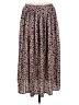 Easel 100% Polyester Polka Dots Brown Casual Skirt Size M - photo 1