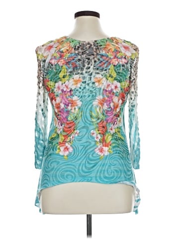 Cubism 3/4 Sleeve Blouse (view 2)