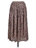 Easel 100% Polyester Polka Dots Brown Casual Skirt Size M - photo 2