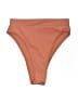 TAN + LINES Solid Tan Swimsuit Bottoms Size XS - photo 1