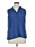 Dana Buchman 100% Polyester Blue Sleeveless Blouse Size XL - photo 1