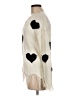 Unbranded 100% Acrylic Hearts Ivory Pullover Sweater Size M - photo 5