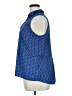 Dana Buchman 100% Polyester Blue Sleeveless Blouse Size XL - photo 5