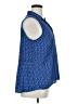 Dana Buchman 100% Polyester Blue Sleeveless Blouse Size XL - photo 4