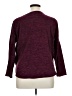 St. John's Bay 100% Polyester Burgundy Pullover Sweater Size XL - photo 2