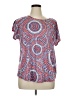 Ruby Rd. Paisley Pink Short Sleeve T-Shirt Size XL - photo 1
