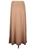 Unbranded 100% Polyester Solid Tan Casual Skirt Size 1X - photo 2