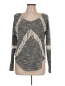 Blue Rain Gray Black Long Sleeve Top Size L - photo 1