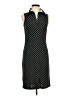 Express 100% Polyester Chevron-herringbone Black Casual Dress Size 7 - 8 - photo 1