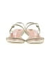 STAUD 100% Leather Metallic Gold Sandals Size EU 40 - photo 2