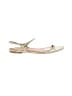 STAUD 100% Leather Metallic Gold Sandals Size EU 40 - photo 1