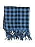 D&Y Checkered-gingham Blue Scarf One size - photo 2