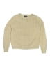 Lands' End 100% Baumwolle Tweed Gold Tan Pullover Sweater Size 18 - photo 1