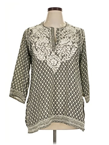 Gretchen Scott Designs 3/4 Sleeve Blouse (view 1)