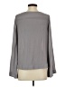 Soft Surroundings 100% Polyester Gray Long Sleeve Blouse Size S - photo 2