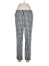 Ann Taylor Checkered-gingham Gray Black Casual Pants Size 6 - photo 1