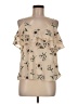 Lydelle 100% Polyester Tan Sleeveless Blouse Size M - photo 1