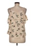 Lydelle 100% Polyester Tan Sleeveless Blouse Size M - photo 2